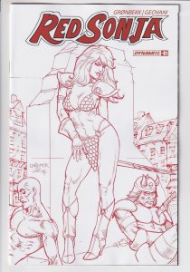 RED SONJA 2023 (2023 DYNAMITE) #1 VARIANT 1:10 CVR ZS FOC INCV LINSNER R X12312