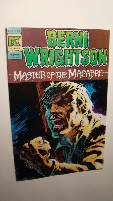 BERNIE WRIGHTSON - MASTER OF THE MACABRE 2 *NM 9.4* PACIFIC COMICS GREAT ART