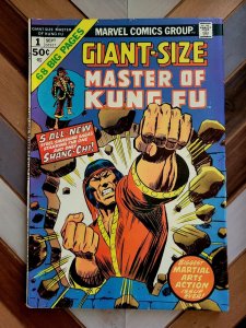 Giant Size MASTER of KUNG-FU #1 FN (Marvel 1974) 5 All-New Shang-Chi stories!