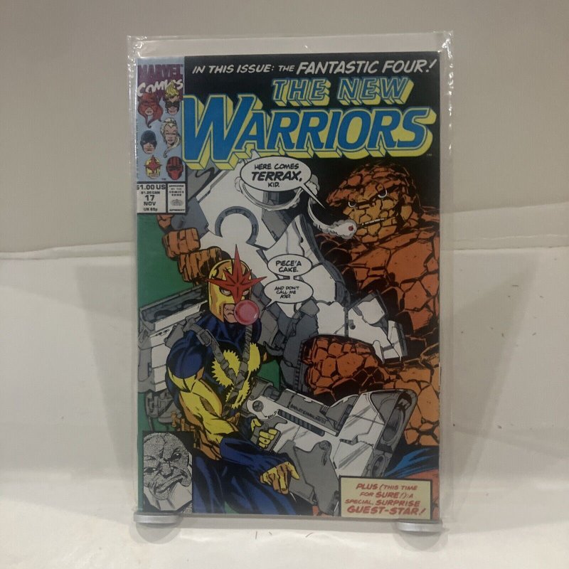 The New Warriors #17 1991 Marvel Comics Bagged Boarded