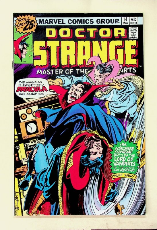 Doctor Strange #14 Marvel Comics Dracula Bronze Age 1976 Newsstand