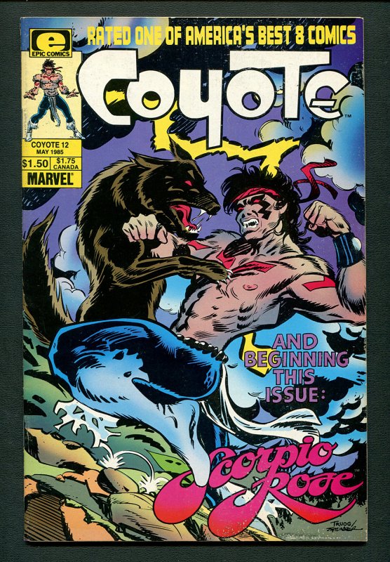 Coyote #12 (7.5 VFN-) 2nd Todd McFarlane Art in comics / May 1985