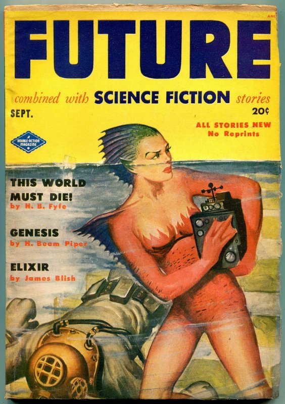 Future Pulp September 1951- This World Must Die- Genesis VG-