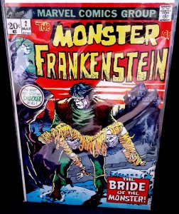 Frankenstein Monster #2 (1973) Mint Sharp! BEAUTIFUL CLASSIC COVER