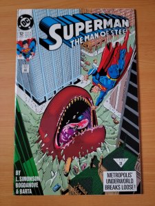 Superman The Man of Steel #12 Direct Market Edition ~ NEAR MINT NM ~ 1992 DC