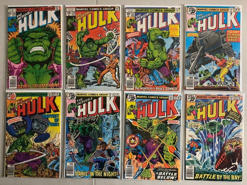 Incredible Hulk lot #195-245 Marvel 1st (average 5.0) 35 diff (1976-'80)