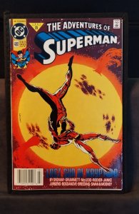 Adventures of Superman #480 Newsstand Edition (1991)