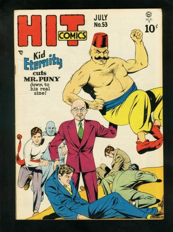HIT COMICS #53 1948- KID ETERNITY-MR PUNY-QUALITY COMICS-very fine VF
