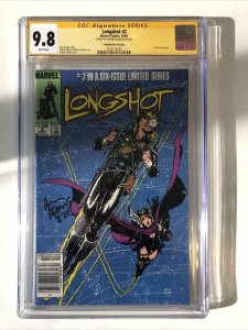 Longshot (1985) #2 (CGC SS 9.8 WP) Signed By Arthur Adams|Canadian Price Variant
