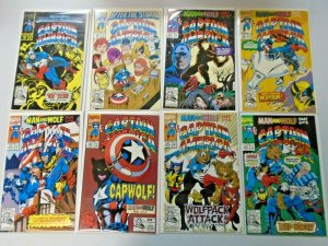 Captain America Comic Lot From #400-454 (Last Issue) 42 Diff 8.0 VF (1992-1996)