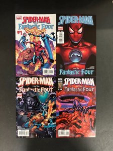 Spider-Man and the Fantastic Four (2007) #1-4 Complete FN/VF Set