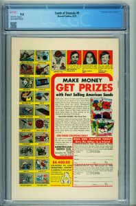 TOMB OF DRACULA #9 CGC 9.8 Marvel comic book 1973 4253097003