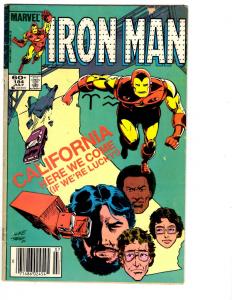 5 Iron Man Marvel Comic Books # 183 184 185 186 187 Avengers War Machine BH19