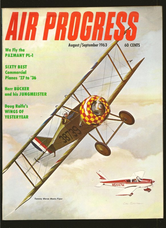 Air Progress Magazine August/September 1963 Tommy Morse Meets Piper Cover