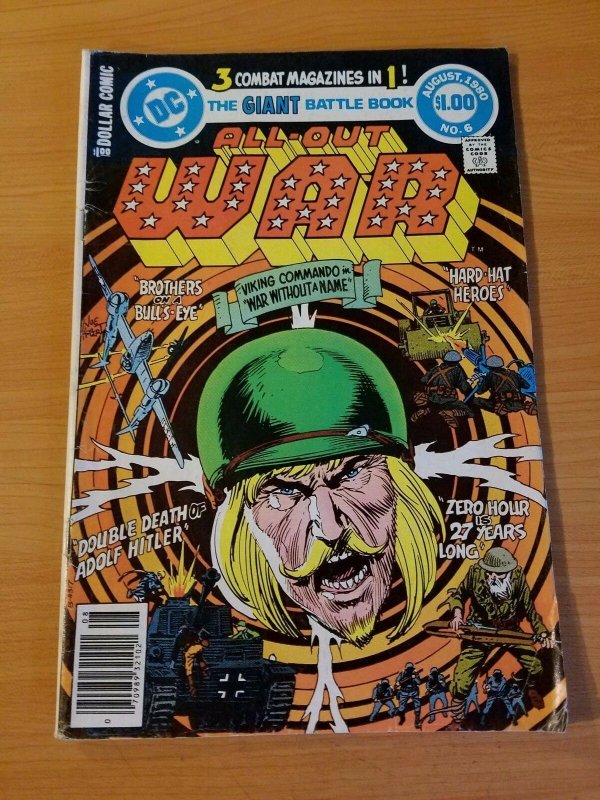 All Out War #6 ~ FINE - VERY FINE VF ~ (1980, DC Comics)