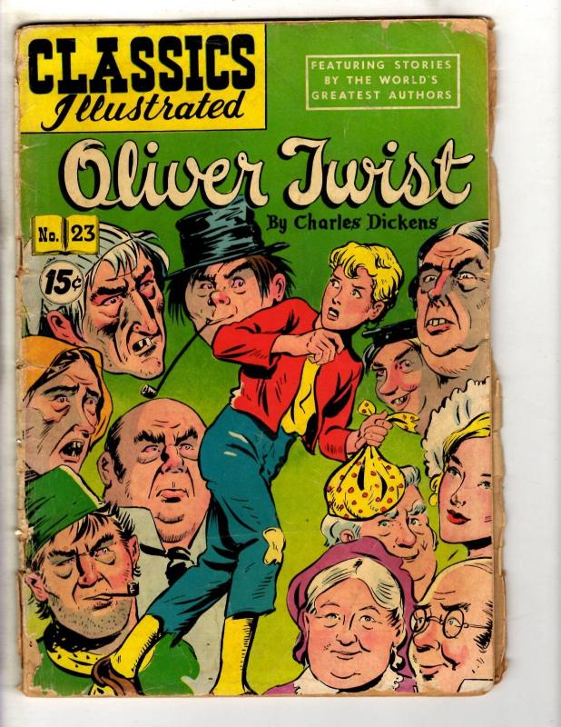 Lot Of 6 Classics Illustrated Gilberton Comic Books # 6 18 23 41 46 48 J305