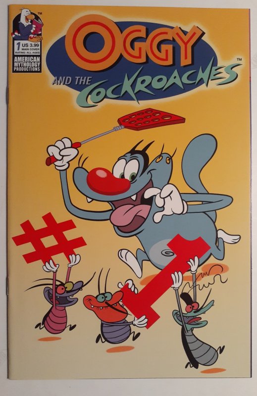 Oggy and the Cockroaches #1 (2019) ren and stimpy homage