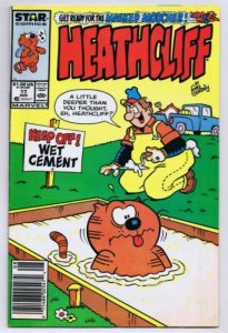 Heathcliff #17 ORIGINAL Vintage 1987 Marvel Comics