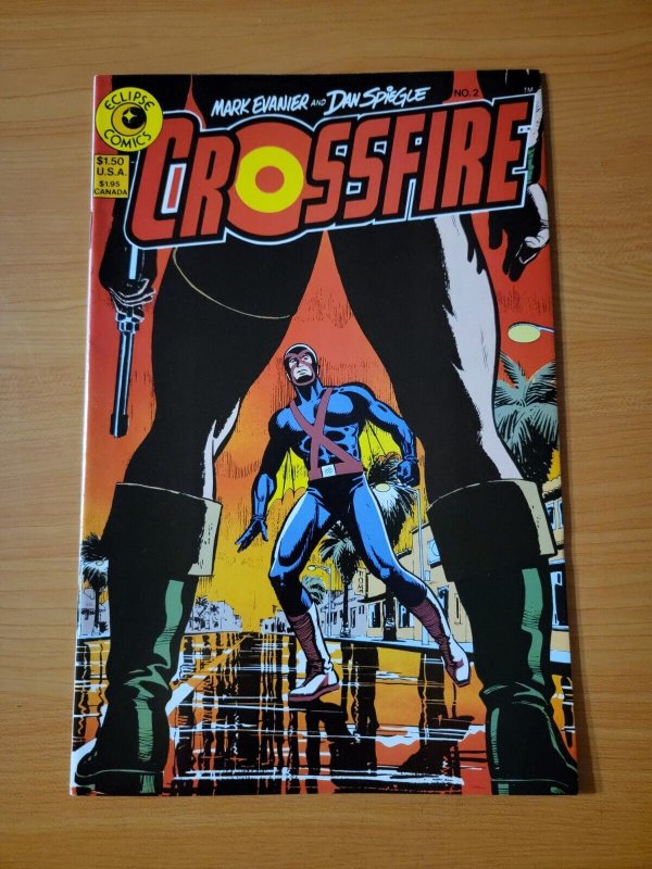 Crossfire #2 ~ NEAR MINT NM ~ 1984 Eclipse Comics