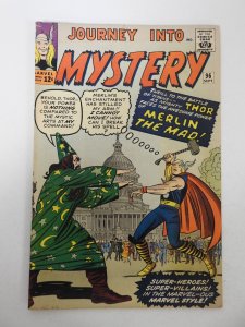 Journey Into Mystery #96 (1963) VG+ Condition moisture stains