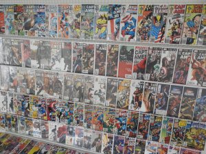 Huge Lot 140+ Comics W/ Captain America,  Spider-Man+MORE! Avg VF Condition!