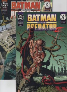 Batman vs Predator #2 and #3 (1994, DC Comics) 761941203638