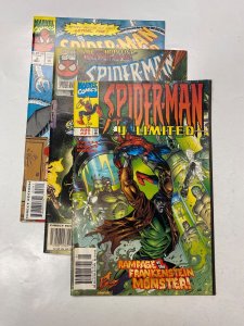 3 Spider-Man Unlimited MARVEL comic books #3 13 21 46 KM14