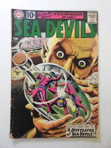 Sea Devils #2 (1961) VG- Condition moisture stain