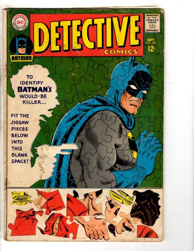 Detective Comics # 367 VG DC Comic Book Feat. Batman Joker Robin Catwoman JG9