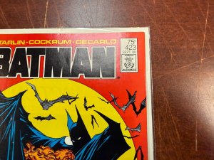 Batman # 423 VF DC Comic Book 3rd Print Todd McFarlane 1 J237