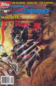 Zorro (Topps) #9 (Newsstand) FN ; Topps | Don McGregor