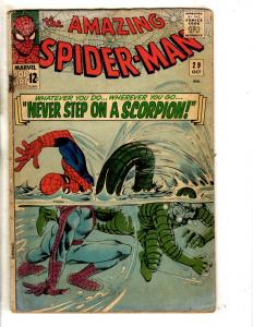 Amazing Spider-Man # 29 GD Marvel Comic Book Goblin Silver Age Stan Lee JG9