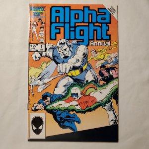 Alpha Flight Annual  1 Near Mint  Art by Larry Stroman
