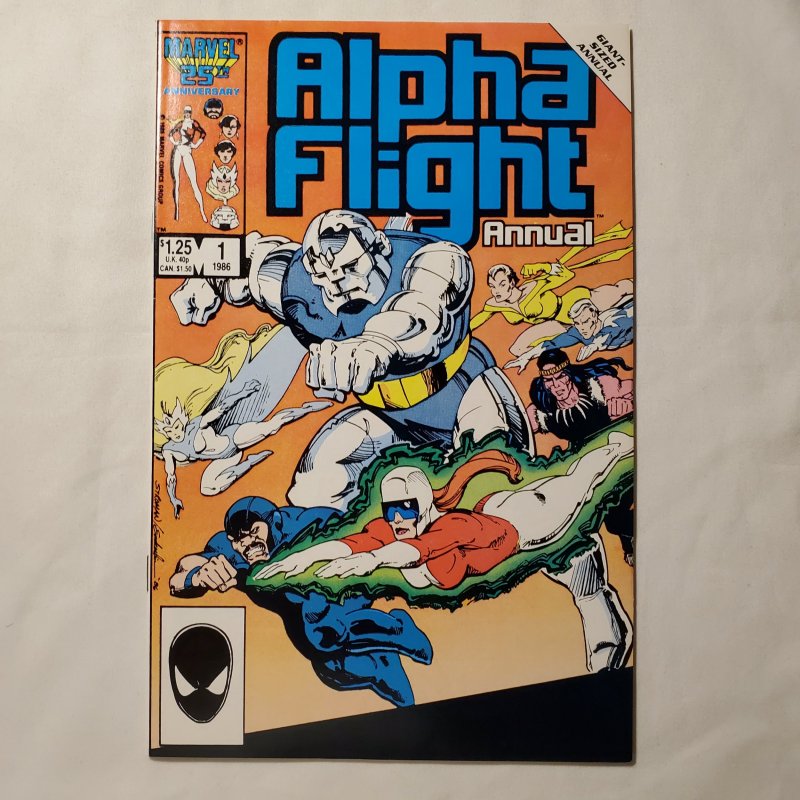 Alpha Flight Annual  1 Near Mint  Art by Larry Stroman