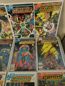 Crisis on Infinite Earths 1-12 Whole run. Near Mint. Death of Barry Allen.