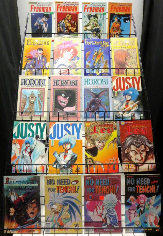 VIZ MANGA COLLECTION 75 diff comics!1980s-1990s Crying Freeman Striker Ranma+++