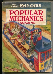 Popular Mechanics 11/1941-pre Pearl Harbor attack issue-1942 cars-police mobi...