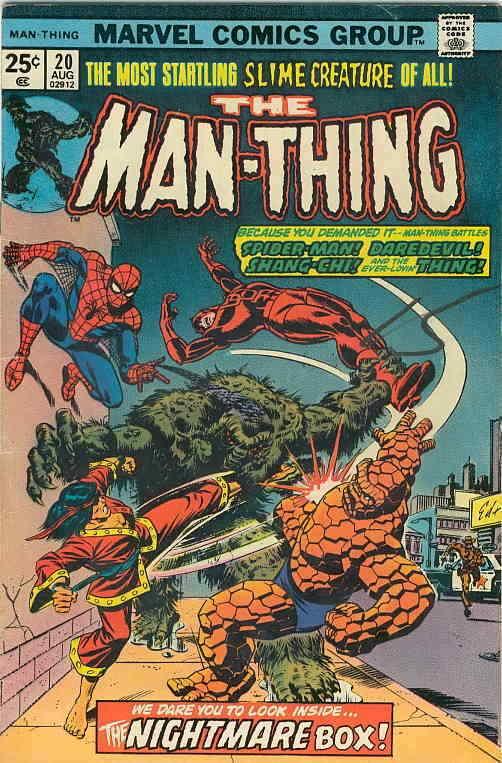 Man-Thing (1st Series) #20 VF; Marvel | save on shipping - details inside