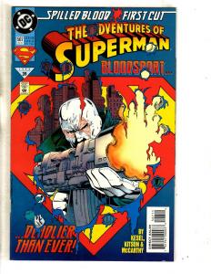 12 Superman DC Comics # 497 498 (2) 499 500 501 504 (2) 505 (2) 506 507 J295