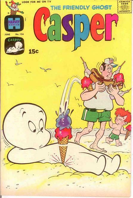 CASPER  (1958-    ) 154 VF-NM   June 1971 COMICS BOOK