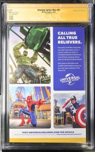 Amazing Spider-Man (2022) # 91 ( CGC SS 9.8) Signed Sara Pichelli * Census = 1