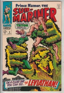 Sub-Mariner #3 (Jul-68) VF/NM High-Grade Sub-Mariner (Prince Namor)