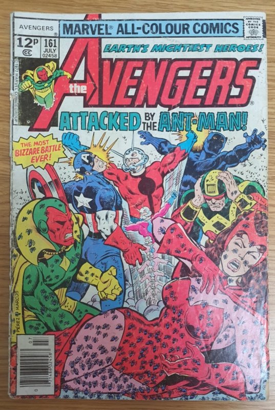 The Avengers #161 British Variant (1977)