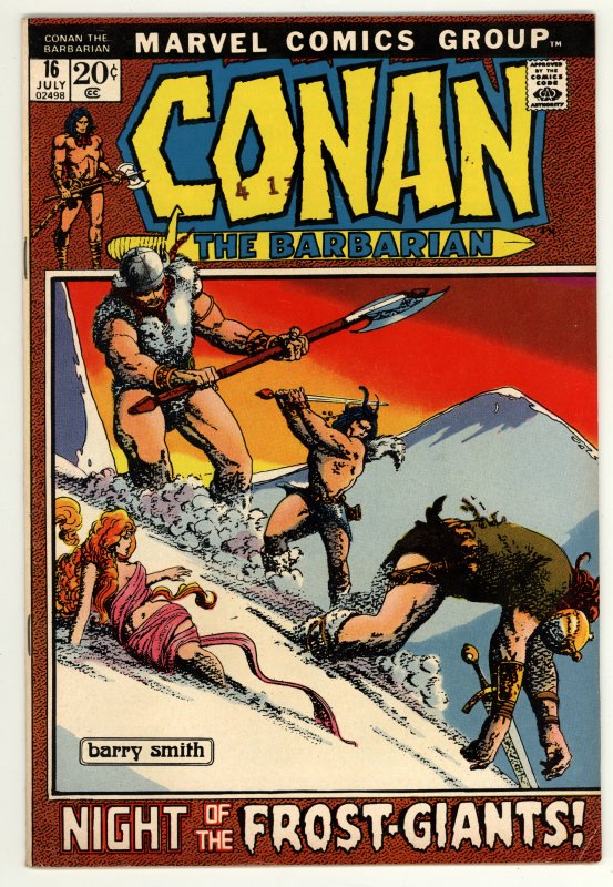 Conan the Barbarian #16 (1972)