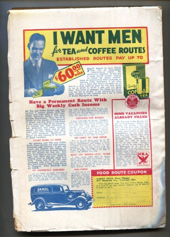 The Spider February 1934-Capitol Building cvr-pulp magazine-Rare