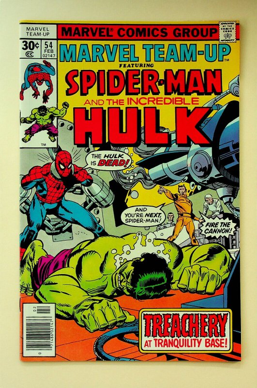 Marvel Team-Up #54 Spider-Man and Hulk (Feb 1977, Marvel) - Very Fine