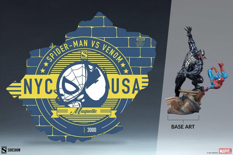 Hot Toys Sideshow Spider-man vs Venom Maquette 22 Figure 200561