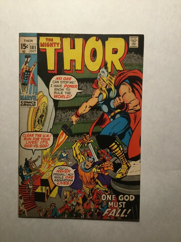 Thor 181 Fine Fn 6.0 Marvel