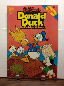 DONALD DUCK Golden Helmet, VF, Walt Disney, Dynabrite, Whitman