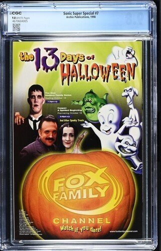 Sonic Super Special #7 1998 Archie Publications CGC 9.8 White Pages